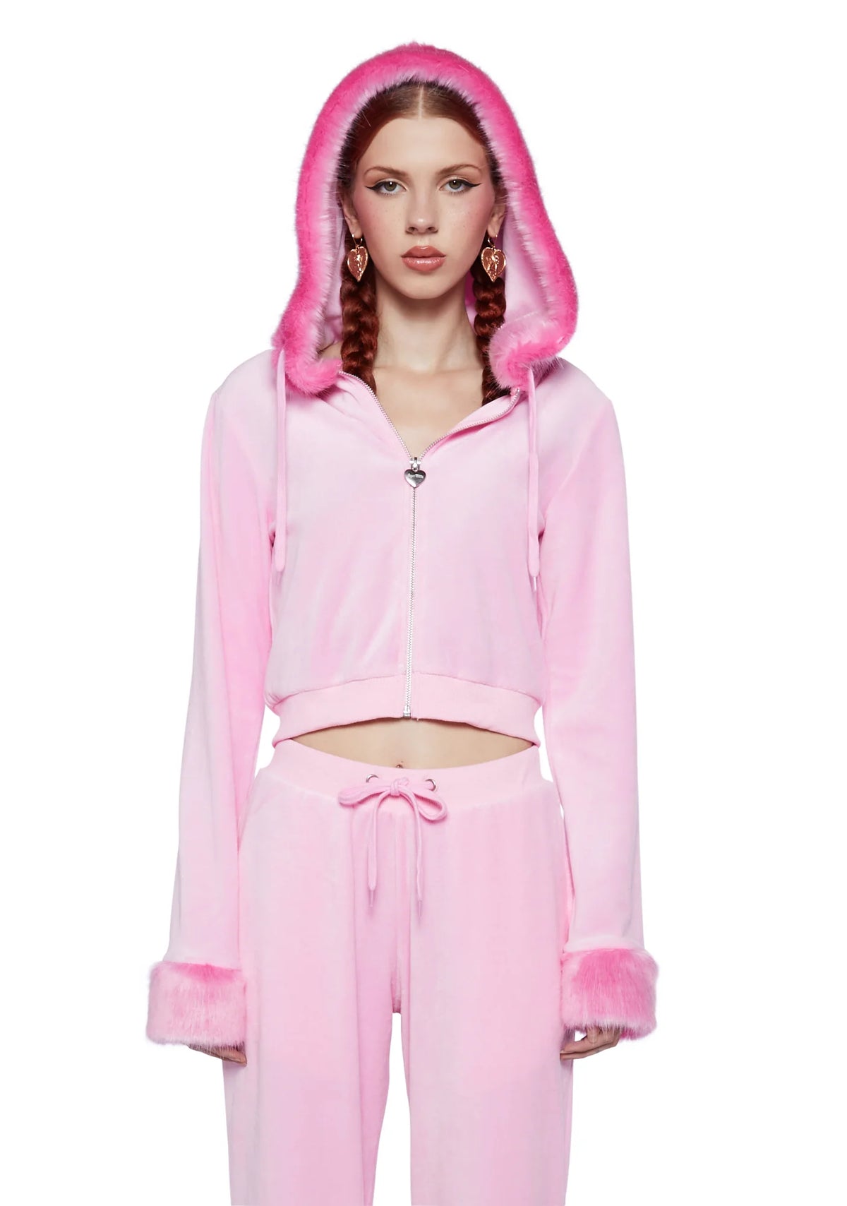 Gumdrop Crush Velour Hoodie