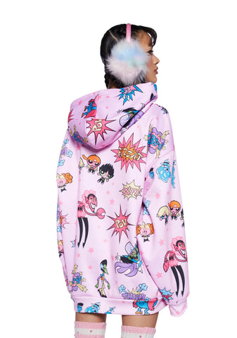 Fighting Crime Oversized Hoodie