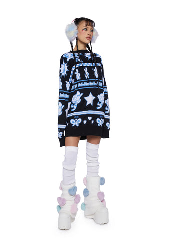 Miss Perfect Child Oversized Sweater