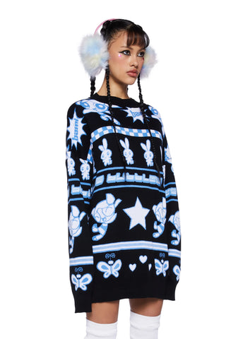 Miss Perfect Child Oversized Sweater