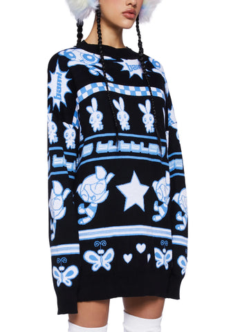 Miss Perfect Child Oversized Sweater