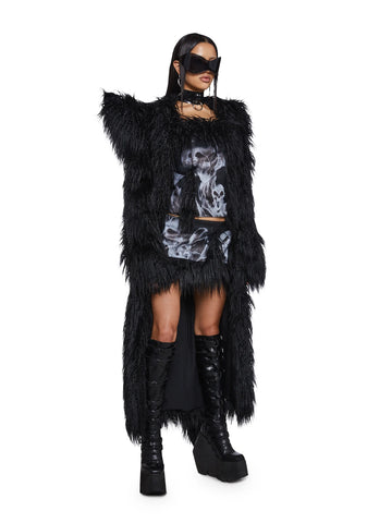 Doomsday Faux Fur Corset