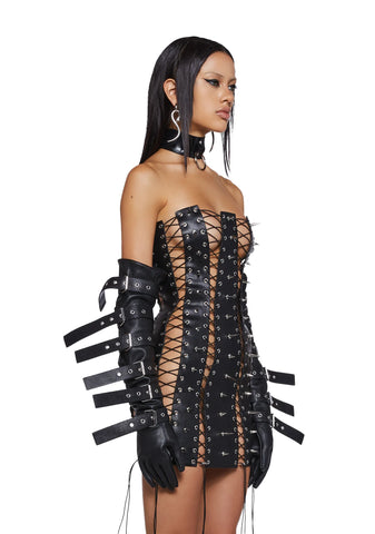 Inferno Lace Up Dress