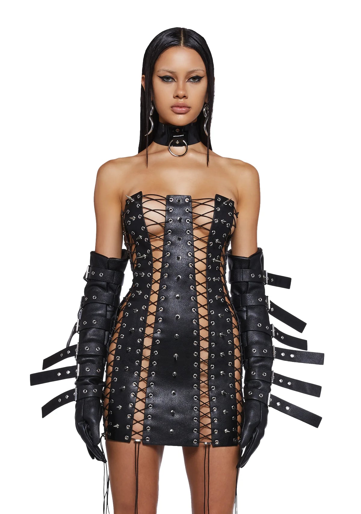 Inferno Lace Up Dress