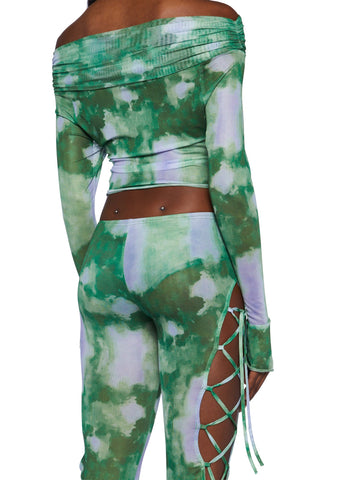 Serene Scene Pants Set