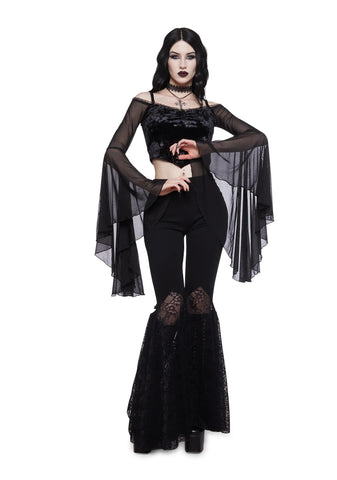 Absolute Future Long Sleeve Crop Top