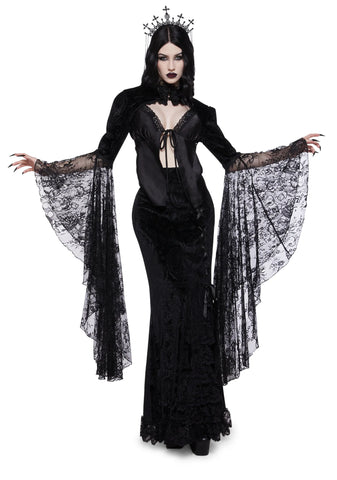 Veiled Sorrows Maxi Skirt