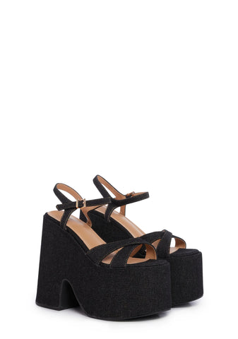 Totally Precious Platform Sandals