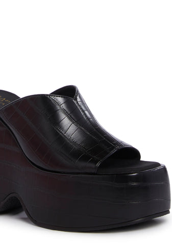 Wink Away Platform Sandals