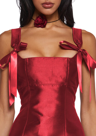 Pixie Stardust Mini Dress - Red