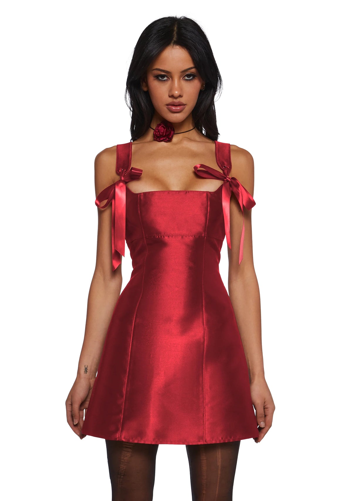 Pixie Stardust Mini Dress - Red