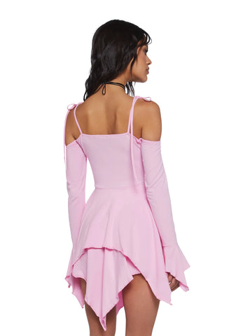 F is For Fairies Handkerchief Dress - Pink