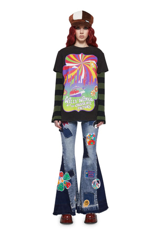 Wondrous Boat Ride Oversized Tee