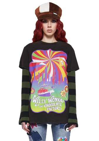 Wondrous Boat Ride Oversized Tee