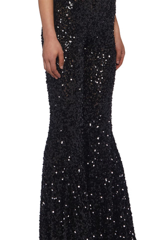 Sparkle Nights Sequin Jumpsuit- Black