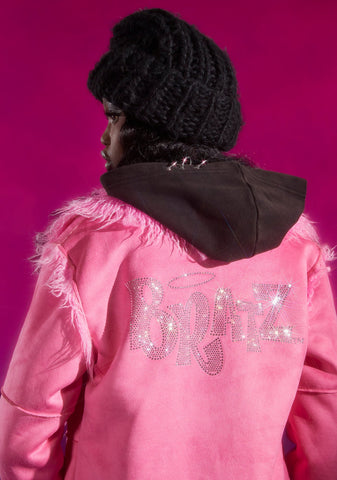 Money Not Boys Faux Fur Coat