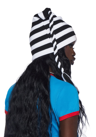 Trapped In Glitz Knit Beanie