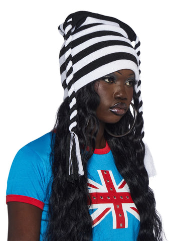 Trapped In Glitz Knit Beanie