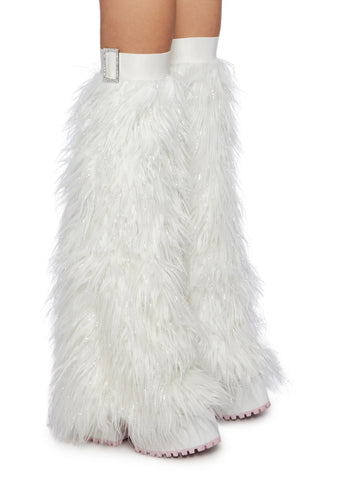 Astro Arctic Faux Fur Leg Warmers