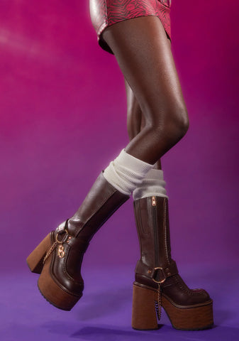 Stay Pressed Platform Boots