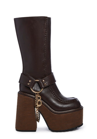 Stay Pressed Platform Boots