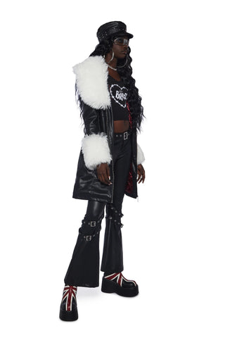 Talk Back Tank Top-Black