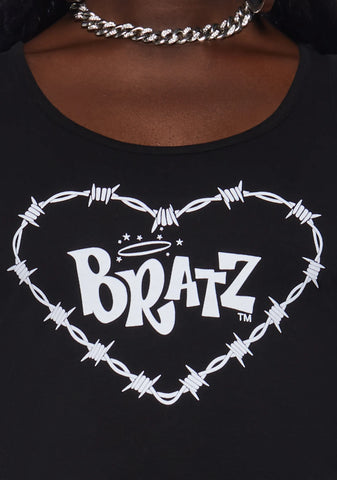 Talk Back Tank Top-Black