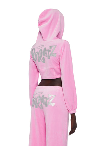 Keep It Glossy Corset Hoodie