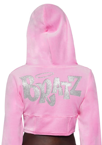 Keep It Glossy Corset Hoodie