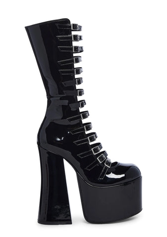 Hardcore Dazzle Platform Boots
