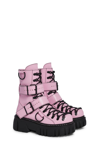 Low Traitor Boots - Pink