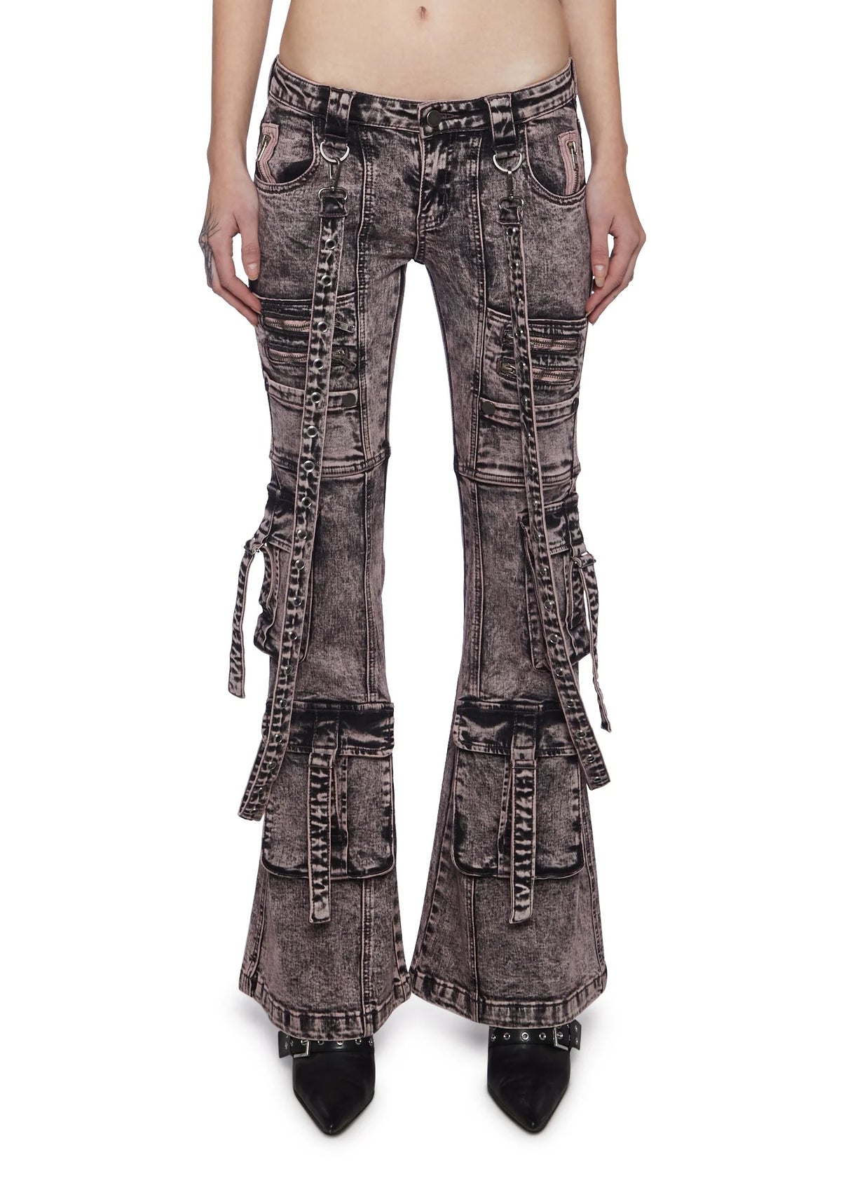 Aurora Cargo Jeans - Light Purple