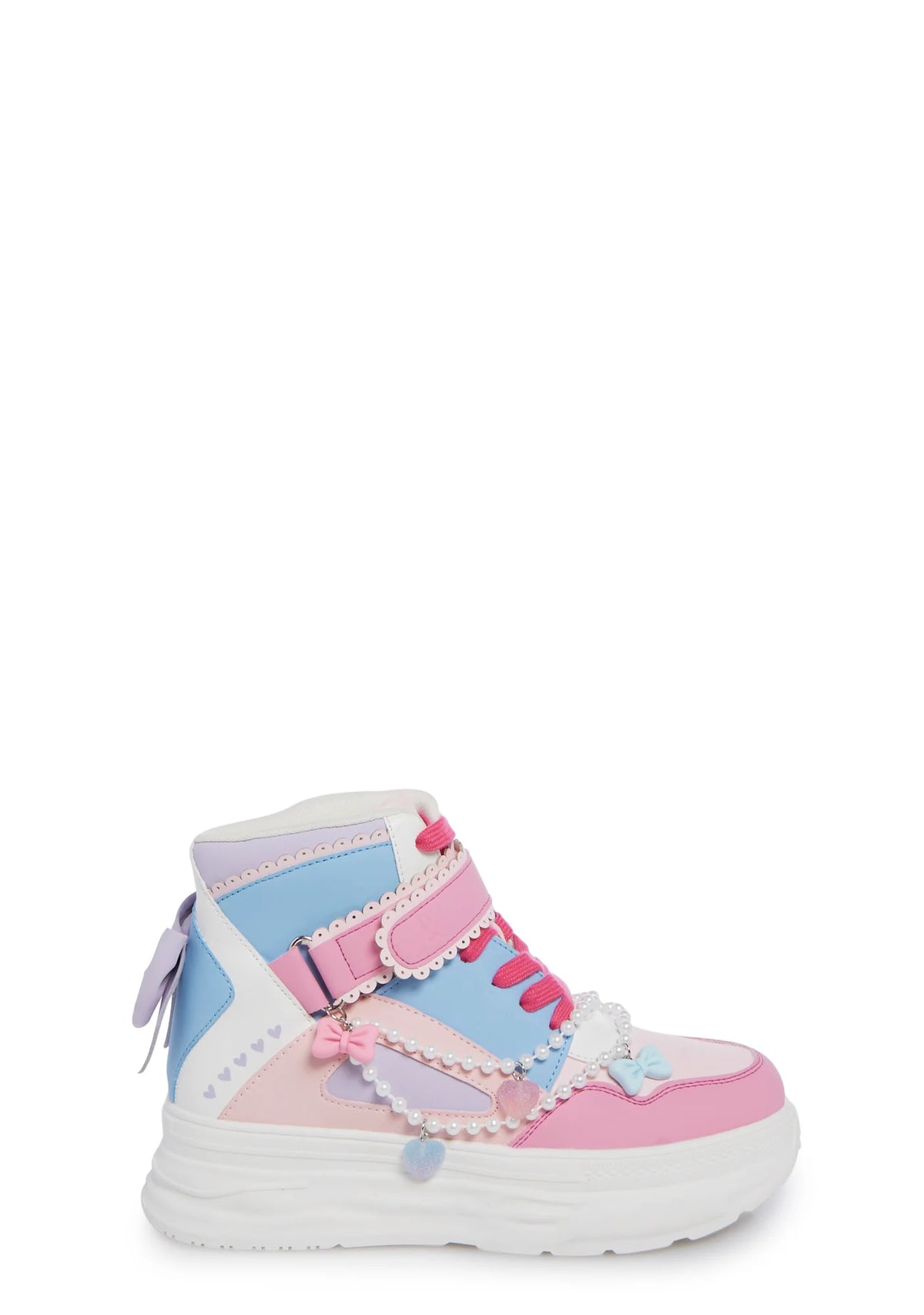 Sugar Wishes Hi Top Sneakers - Pastel