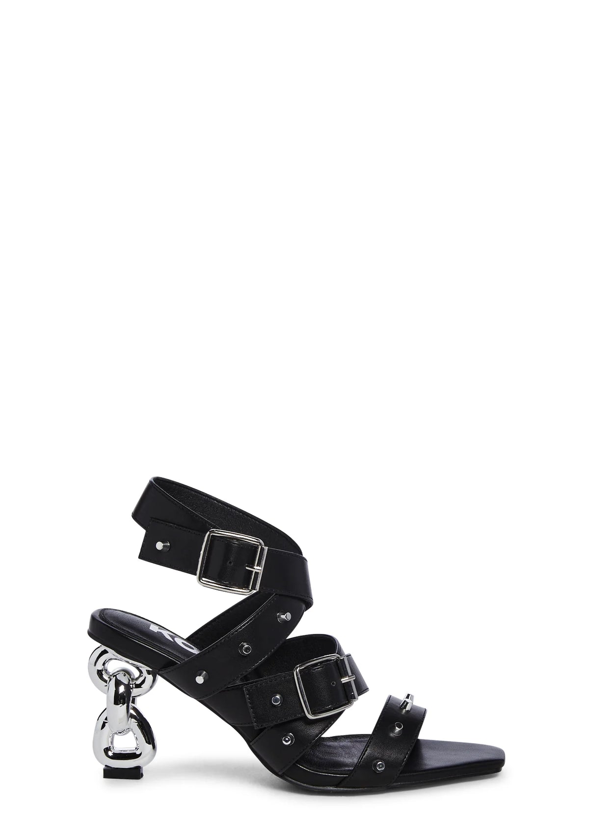 Sweet Sinner Chain Heels - Black