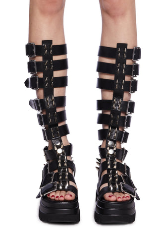 The Mage Resistor Spiked Sandals