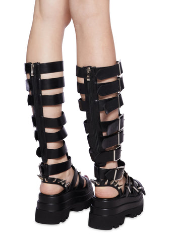 The Mage Resistor Spiked Sandals