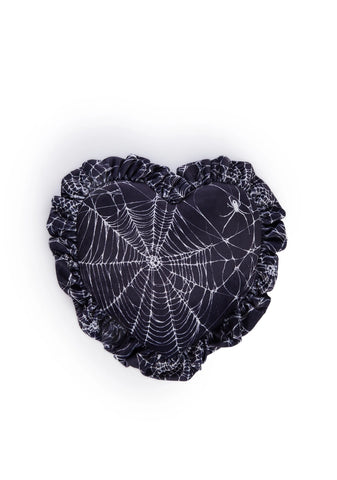 Spiraling Web Throw Pillow