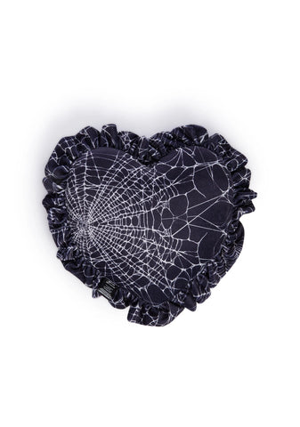 Spiraling Web Throw Pillow