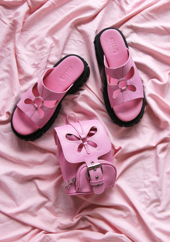 Feeling Good Platform Slides - Pink