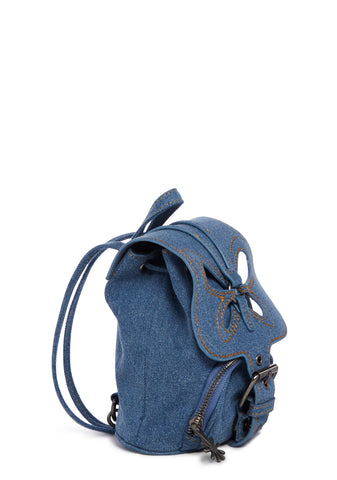 Feeling Good Butterfly Backpack - Denim