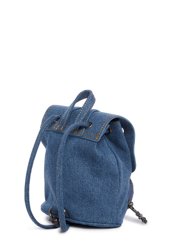 Feeling Good Butterfly Backpack - Denim