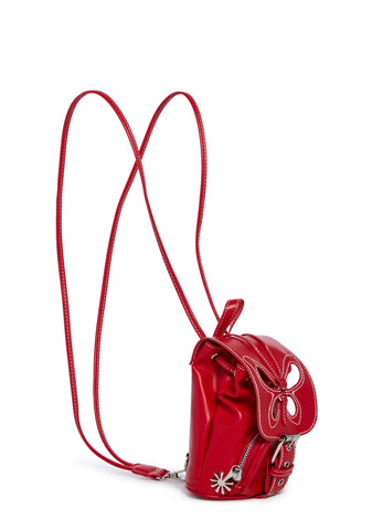 Feeling Good Butterfly Backpack - Red