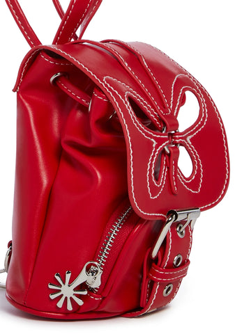 Feeling Good Butterfly Backpack - Red