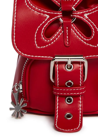 Feeling Good Butterfly Backpack - Red