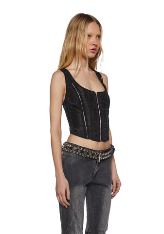 Crossfade Organza Corset Top