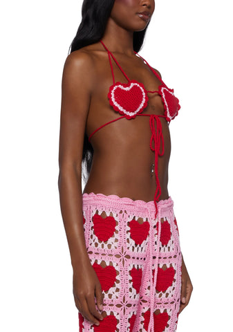 Heartfelt Kisses Bikini Top