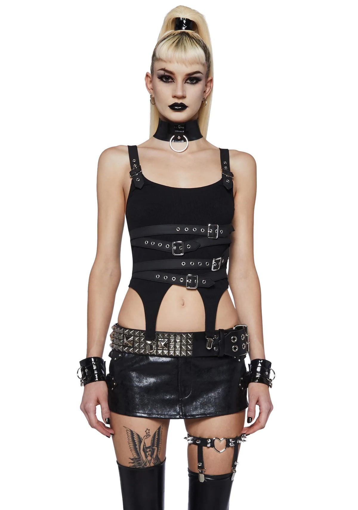 Just Another Baddie Garter Top