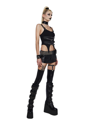 Just Another Baddie Garter Top
