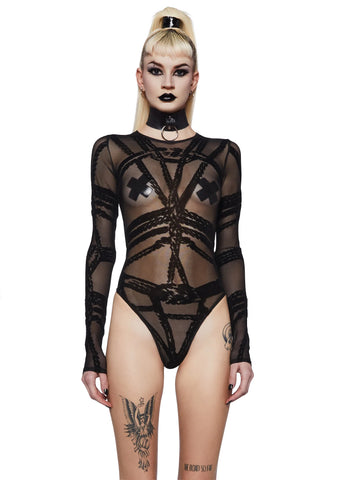 Twisted Fantasies Mesh Bodysuit