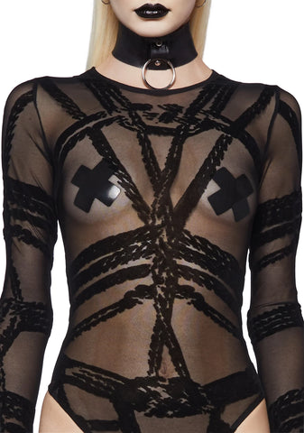 Twisted Fantasies Mesh Bodysuit